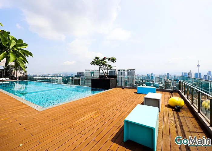 Skypool With Klcc View - Kl Sentral Riveria City Suite Near Kl City Centre Klcc
