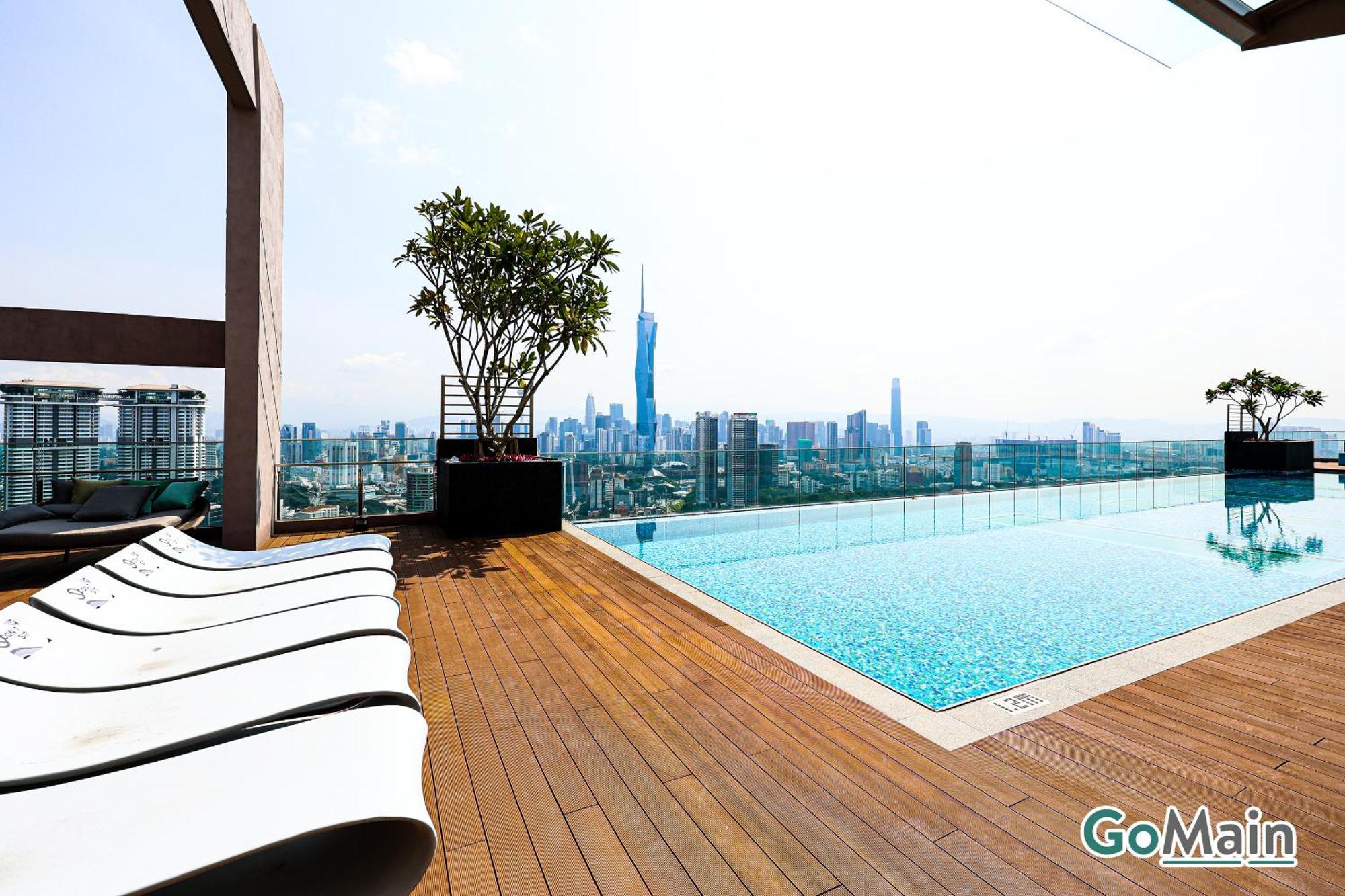 Skypool With Klcc View - Kl Sentral Riveria Near Kl Centre Klcc Apartment Kuala Lumpur