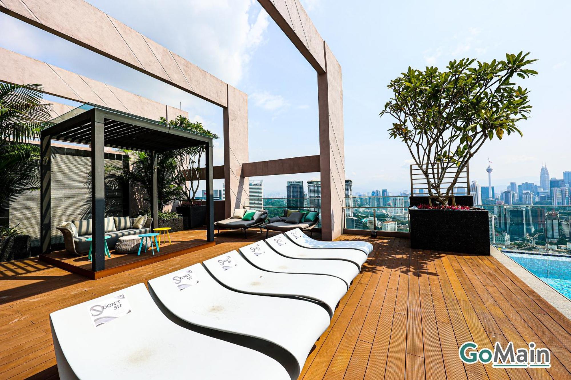 Skypool With Klcc View - Kl Sentral Riveria Near Kl Centre Klcc Apartment Kuala Lumpur